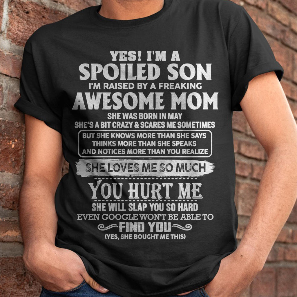 May - Awesome Mom - Perfect Gift For Spoiled Son From Mom - NGHL05 (SKU05-47-05)