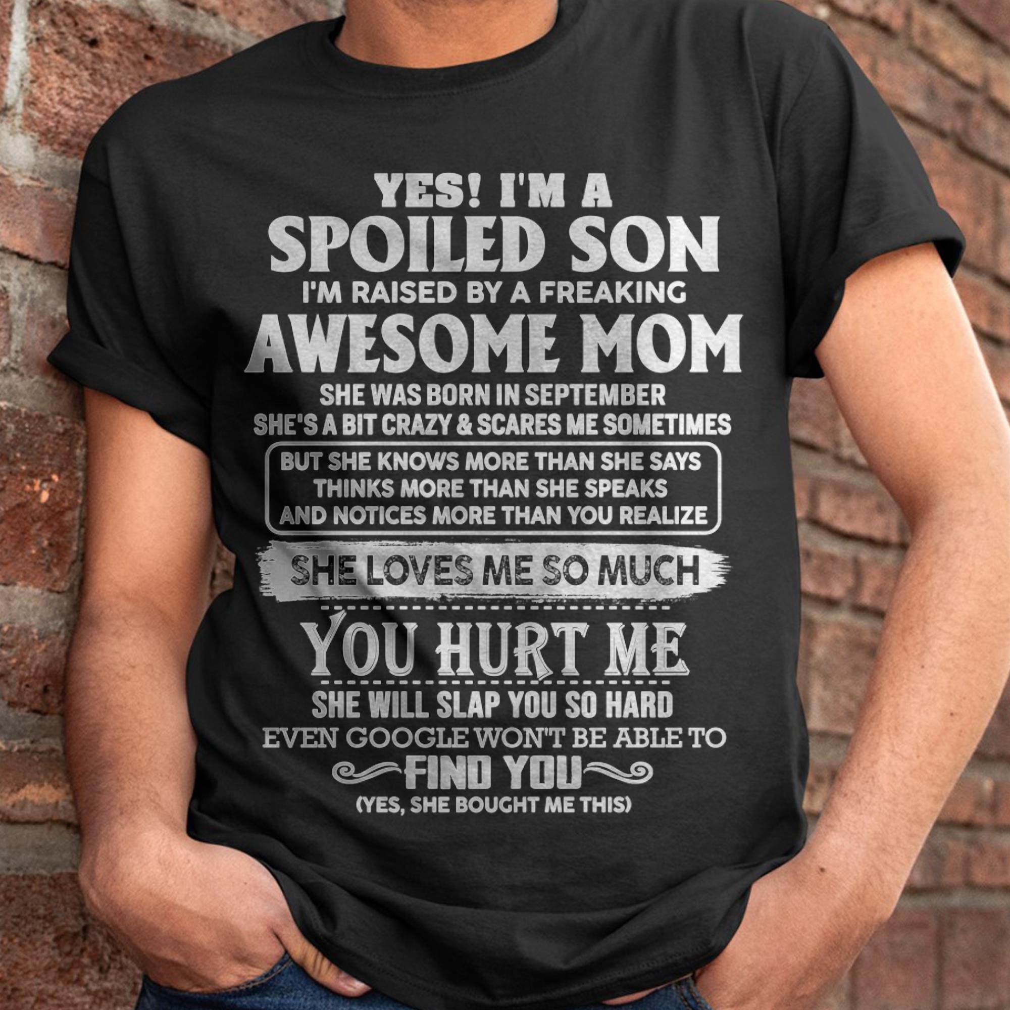 September - Awesome Mom - Perfect Gift For Son From Mom - NGHL09 (SKU05-47-09)