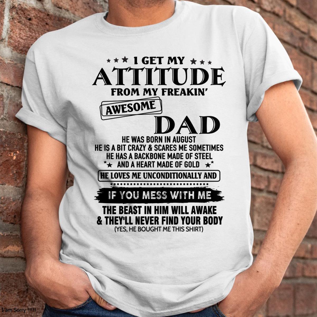 August - Gift For Son and Daughter From Dad - NGHL08 - (SKU-TDADC-08)