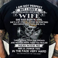 April - I Am Not Perfect But I Have A Freaking Awesome Wife - Gift For Husband From Wife - NGHL04 (SKU06-34-04)
