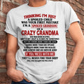 APRIL - I'M A SPOILED GRANDSON OF A CRAZY GRANDMA - From Grandma - NGHL04 (SKU-GMS1-NTT04)
