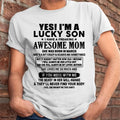March - I am Lucky Son - Gift For Son From Mom - NGHL03 - (SKU-T1206LMS-03)