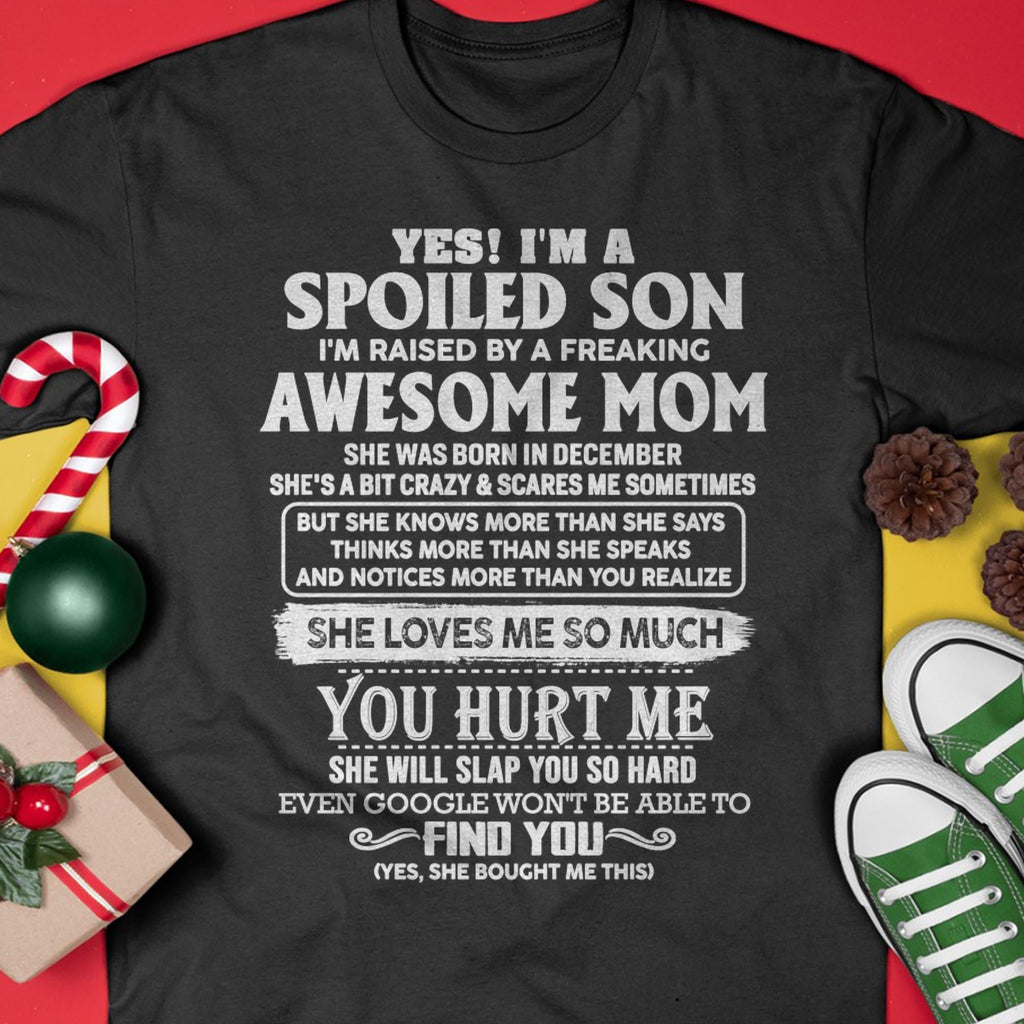 December - Awesome Mom - Perfect Gift For Son From Mom - NGHL12 (SKU05-47-12)