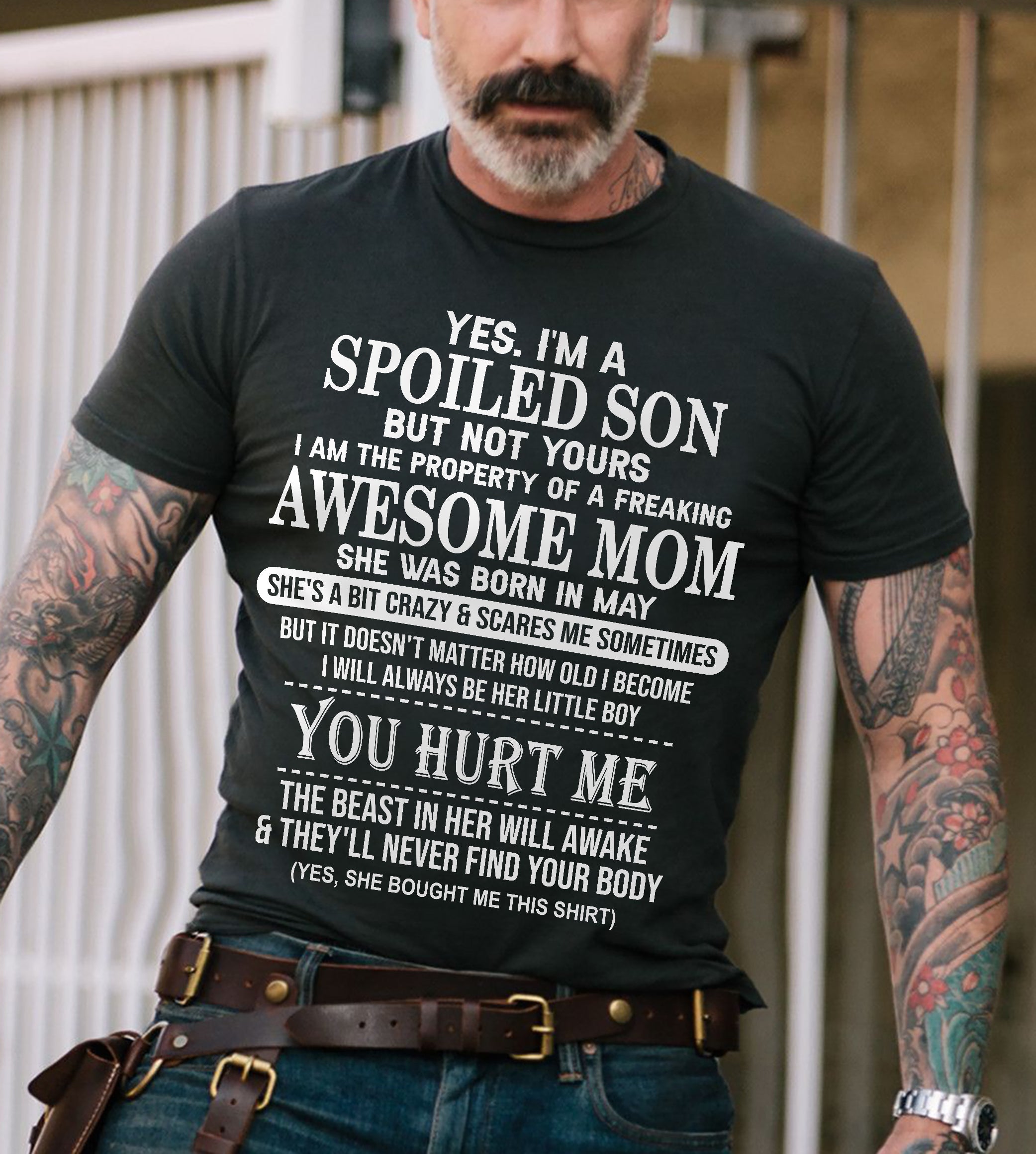 May - Awesome Mom Born In May - Special gift for Son From Mom - NGHL05 (SKU10-45-05)