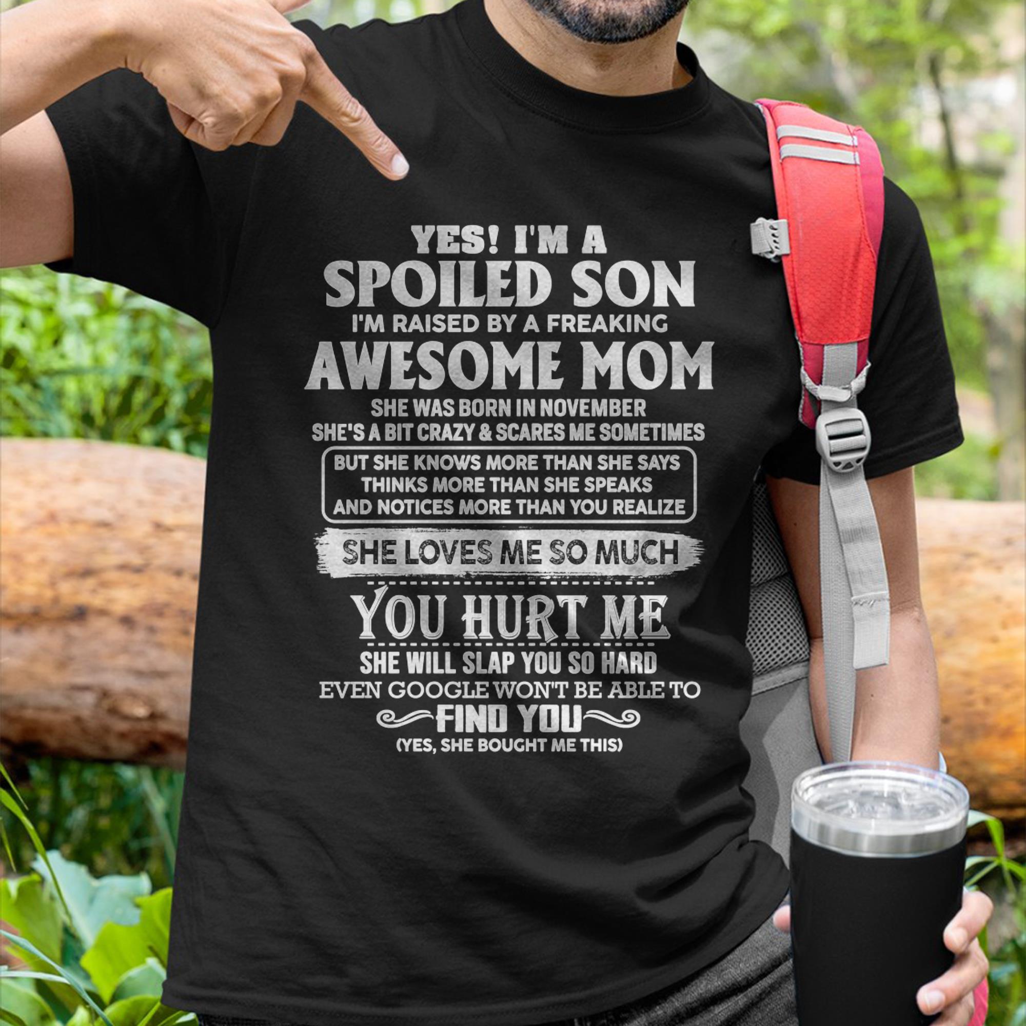 November - Awesome Mom - Perfect Gift For Son From Mom - NGHL11 (SKU05-47-11)