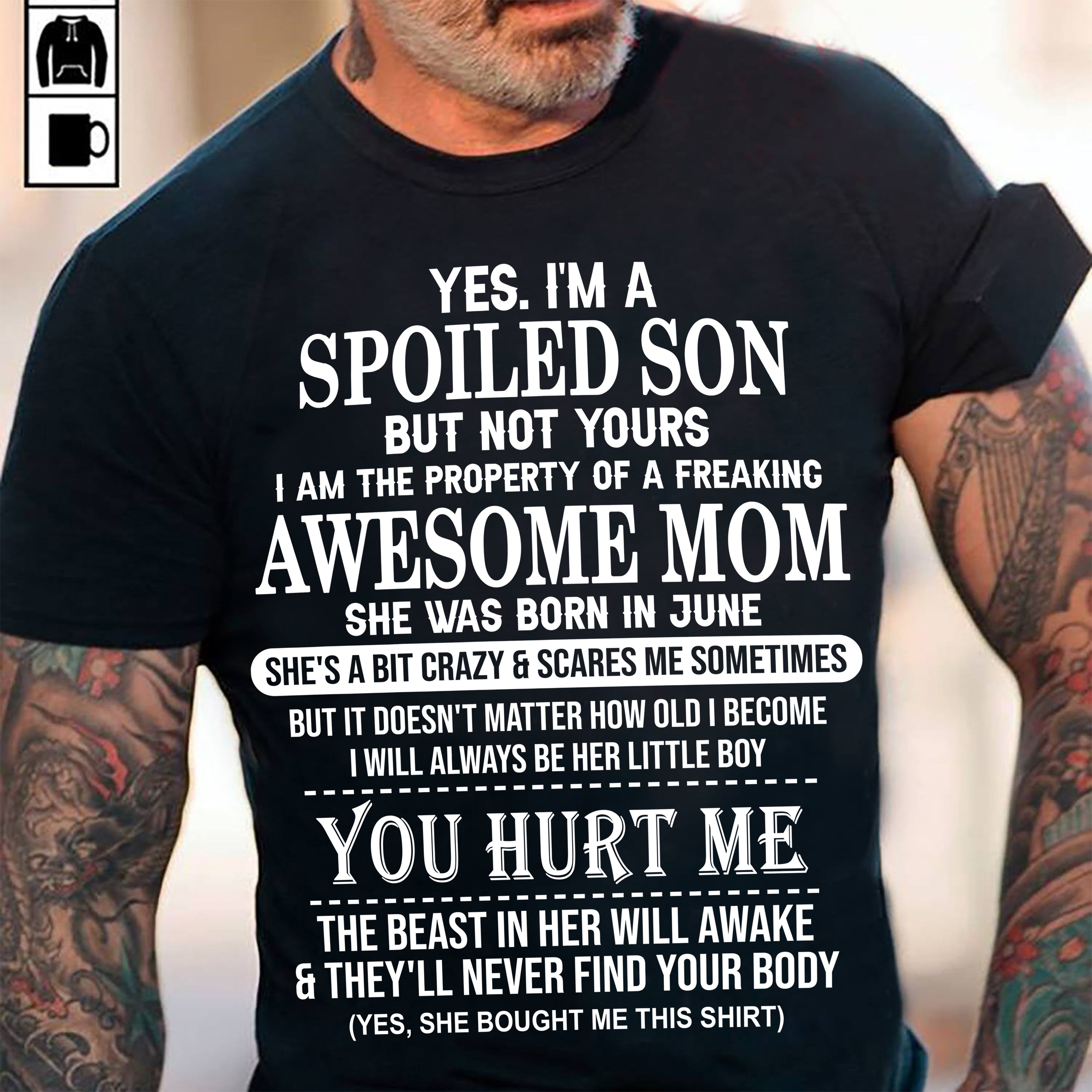 June - Awesome Mom Born In June - Special gift for Son From Mom - NGHL06 (SKU10-45-06)