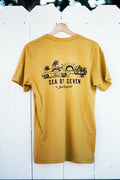 Today We Ride Mens Tee - Mustard Yellow
