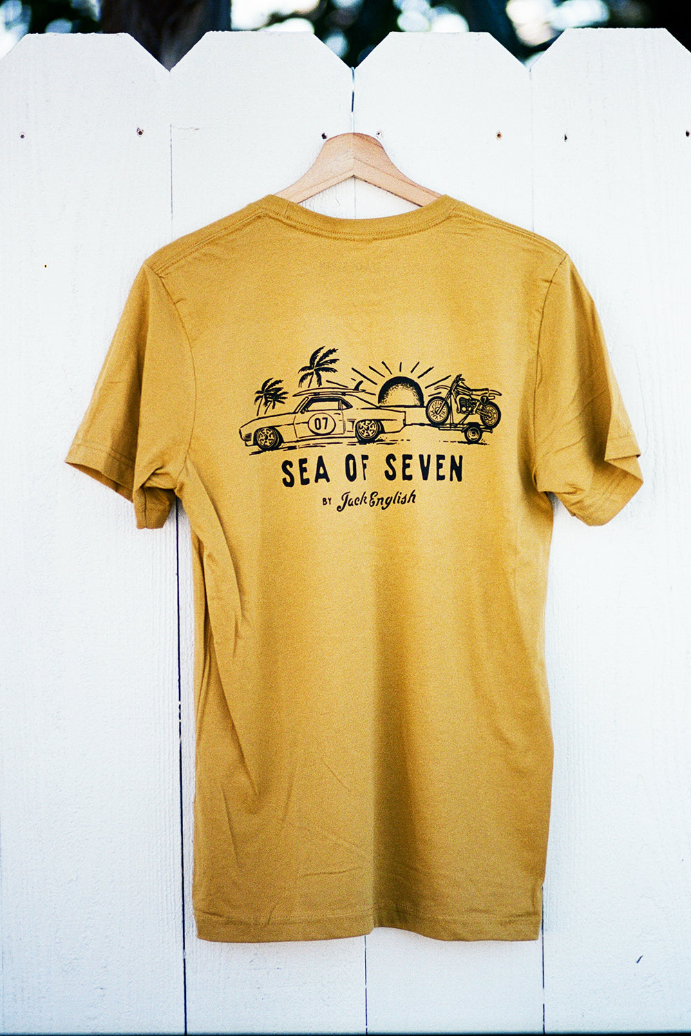 Today We Ride Mens Tee - Mustard Yellow