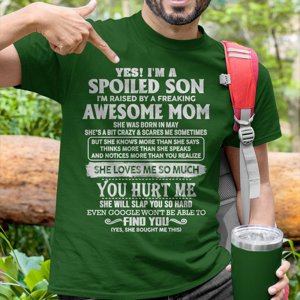 May - Awesome Mom - Perfect Gift For Spoiled Son From Mom - NGHL05 (SKU05-47-05)