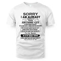 August - Awesome Boyfriend Born In August- Special gift for your Girlfriend - From Husband NGHL08 (SKUT08-11-08)