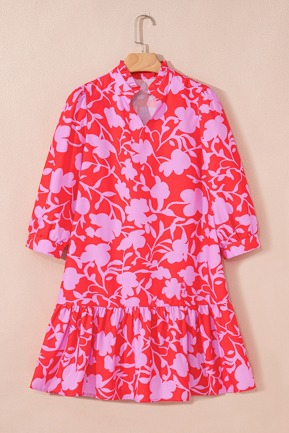 Milan Ruffle Hem Mini Dress