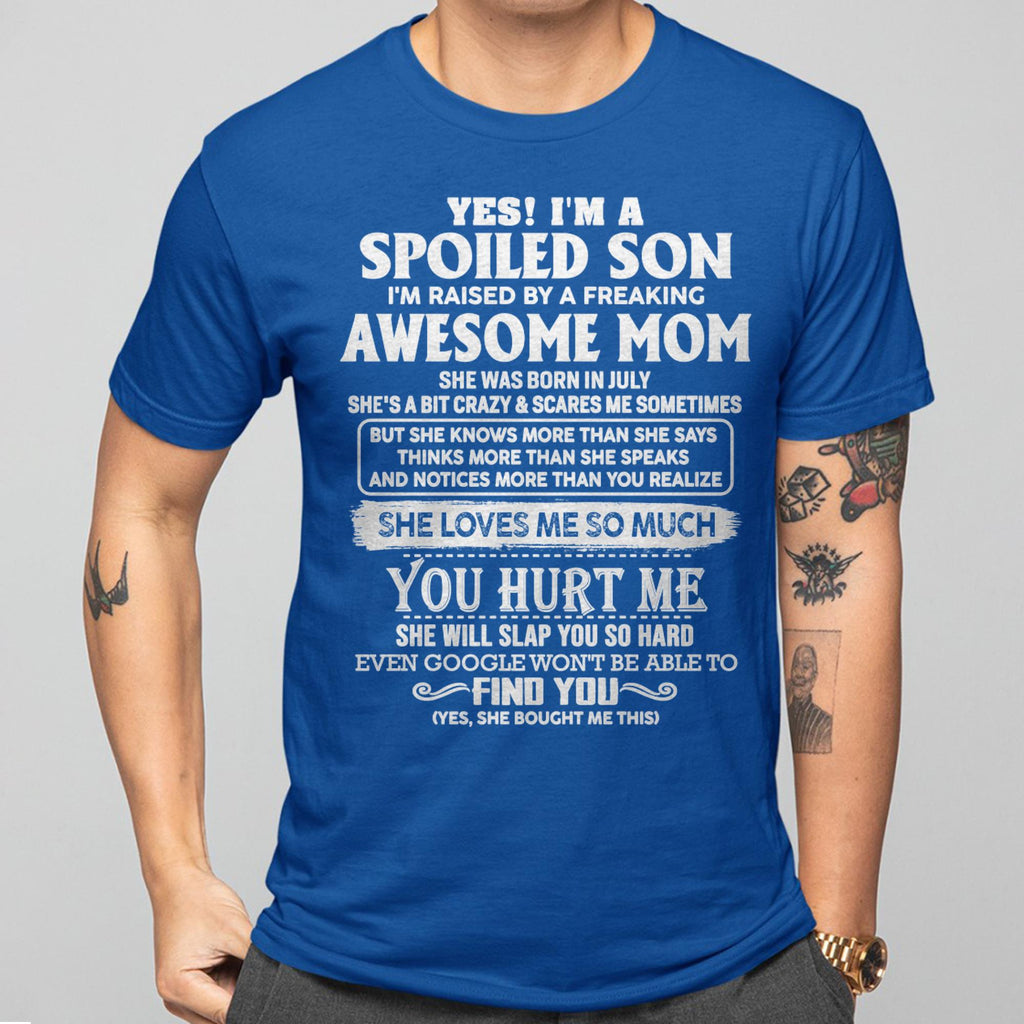 July - Awesome Mom - Perfect Gift For Your Son From Mom - NGHL07 (SKU05-47-07)