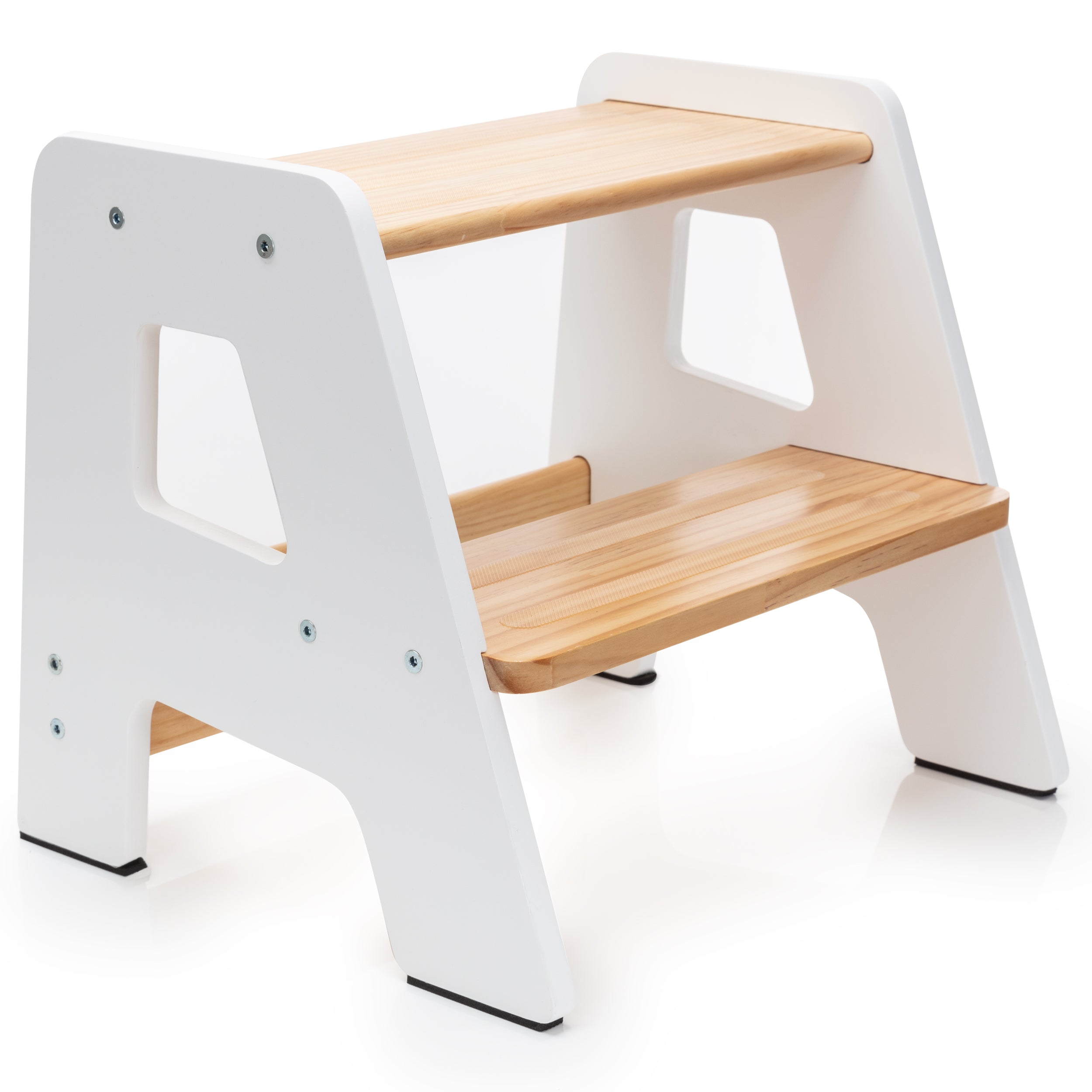 2-Step Wooden Stool for Kids