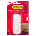 Command Large Utility Hook, White, 1 Hook & 2 Strips – Damage-Free Wall Hanging, Holds up to 5 lbs