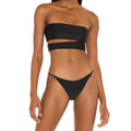 Solid Color Split Swimsuit Women Swimsuit Top Sexy Bikini