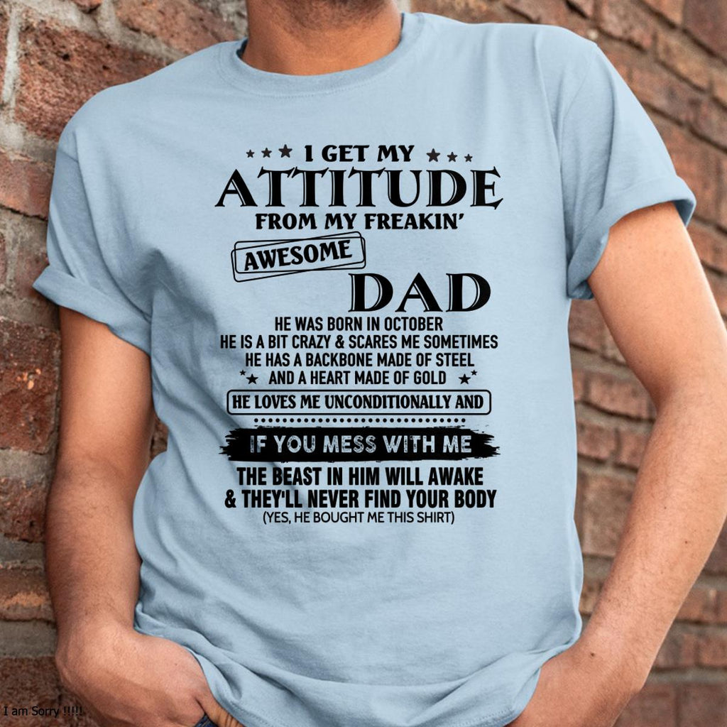 October - Gift For Son and Daughter From Dad - NGHL10 - (SKU-TDADC-10)