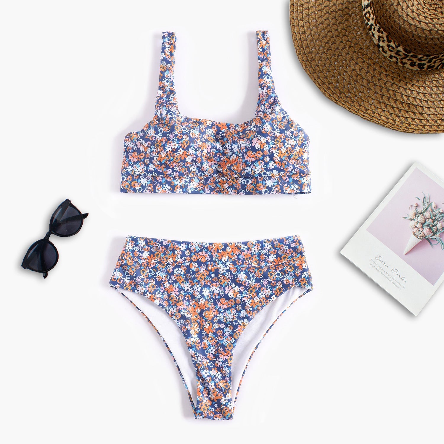 Floral Bikini Swimsuit Women Split Swimsuit Order