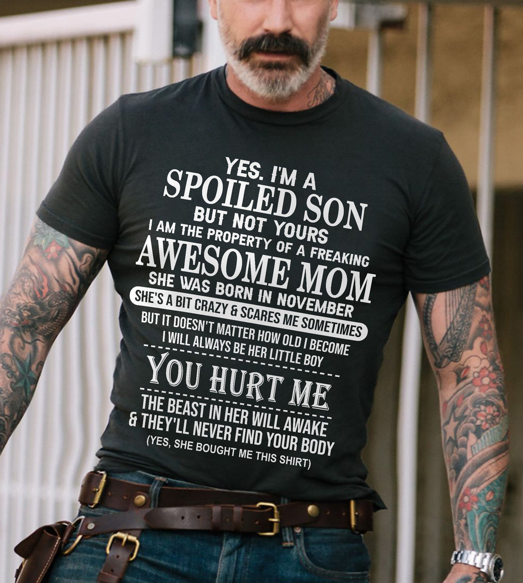 November - Awesome Mom Born In November - Special gift for Son From Mom - NGHL11 (SKU10-45-11)