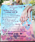To My Beautiful Wife Blanket – The Perfect Gift From Your Husband (SKU26B-0195)