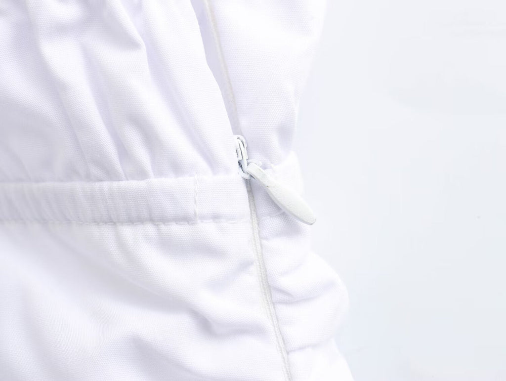 Women Clothing Sexy Sexy Pleating Strap Dress Women Summer Sweet Niche Hip Dress