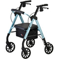 NOVA Star 8 Deluxe Wide Rollator Walker, Blue