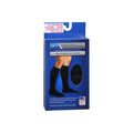 Loving Comfort Men's Knee-High Compression Dress Socks (20-30 mmHg), Closed Toe, Black, Large