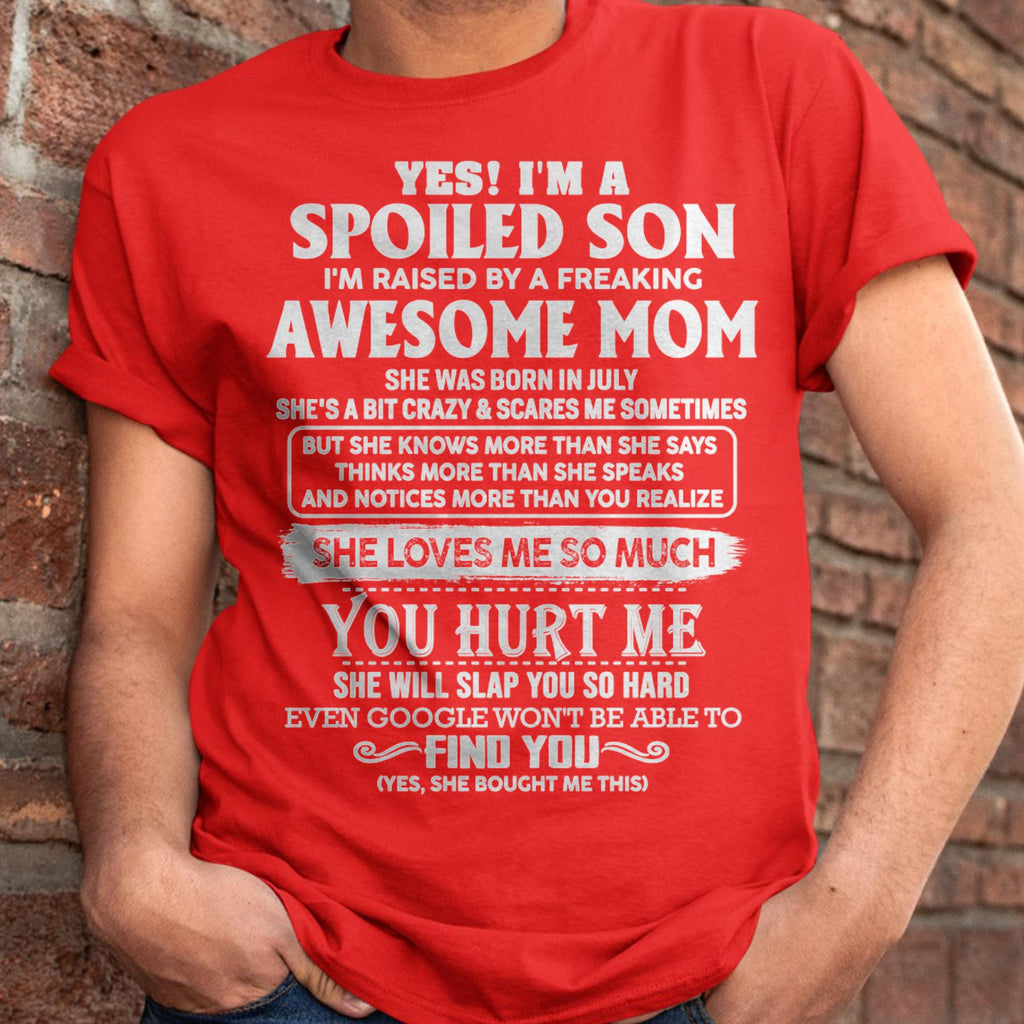 July - Awesome Mom - Perfect Gift For Your Son From Mom - NGHL07 (SKU05-47-07)