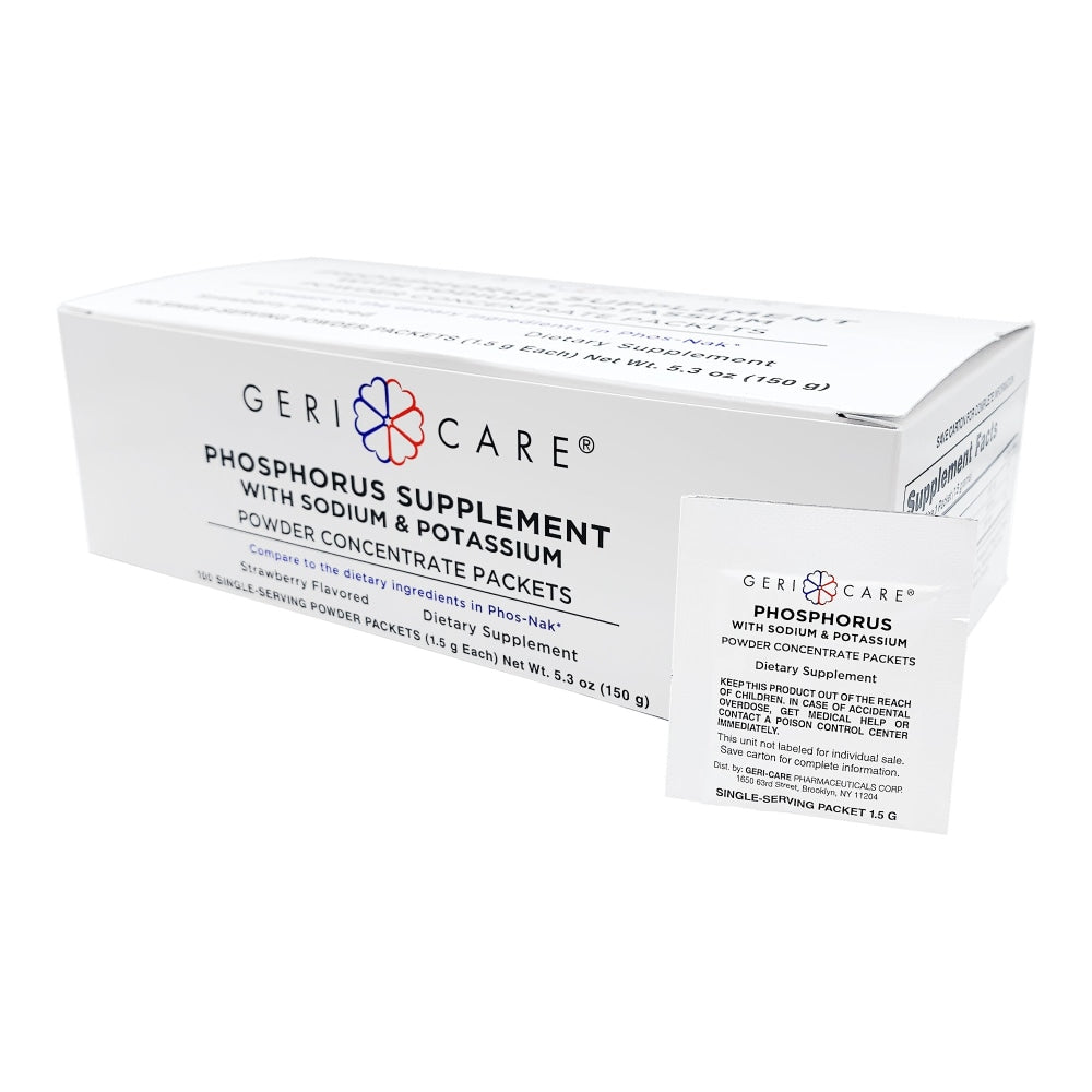 McKesson Brand Geri-Care Phosphorus / Sodium / Potassium Dietary Supplement #844-01-GCP