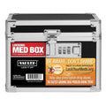 Vaultz® Medicine Lock Box – Combination Lock, Black
