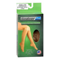Loving Comfort Sheer Stockings  Knee,High Closed Toe Women 20-30Mmhg Beige Large