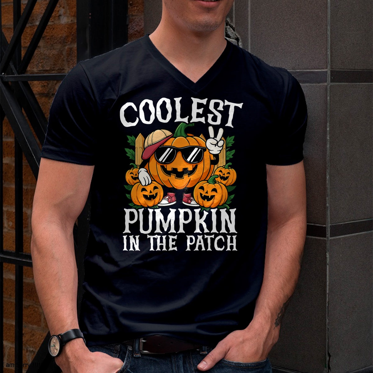 Halloween Shirt Boys Girls Kids Coolest Pumpkin In The Patch T-Shirt - Halloween Unisex T-Shirt/Hoodie - NGHL00 (SKUT-2010HALLOWEEN-01)