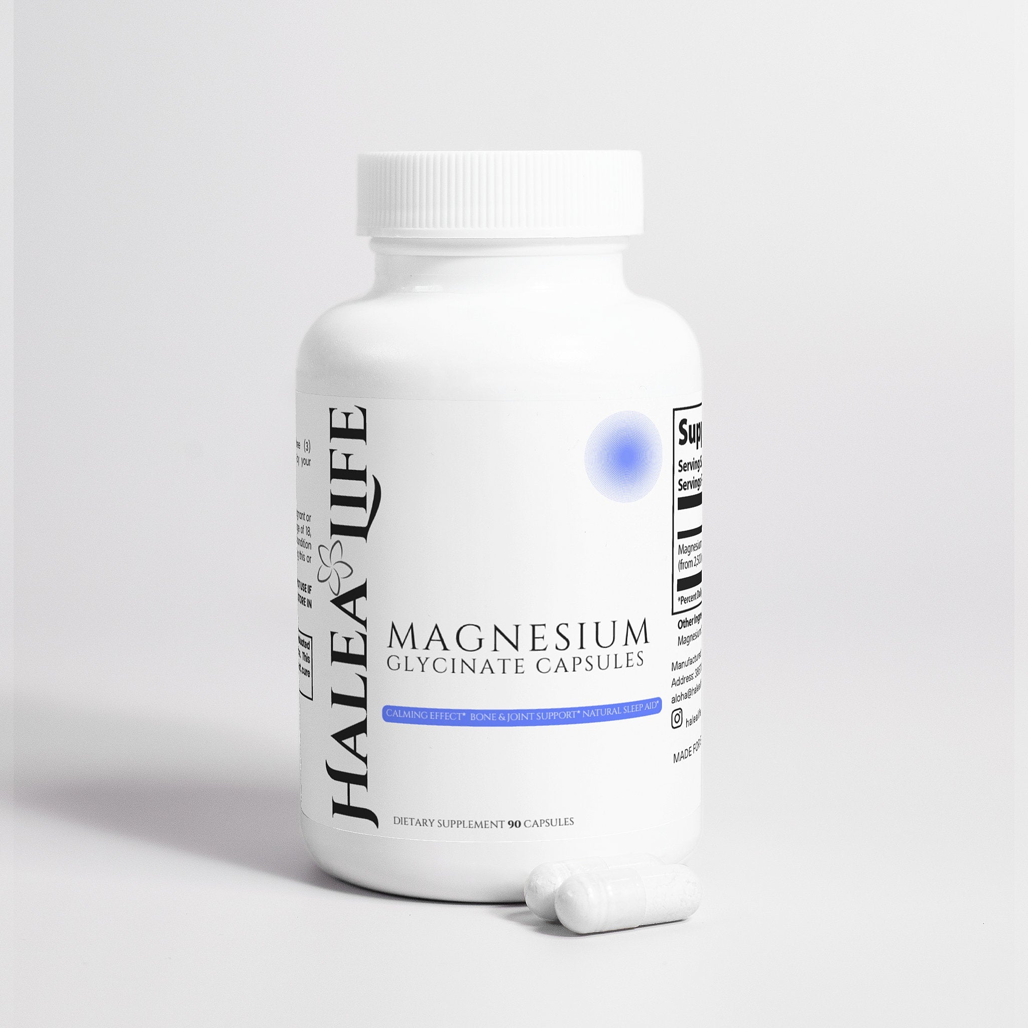 Magnesium Glycinate 2500mg | Sleep & Muscle Support Capsules