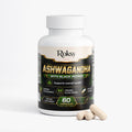 Ashwagandha with Black Pepper | Stress Relief and Calm Adaptogen | Organic | 60 Capsules