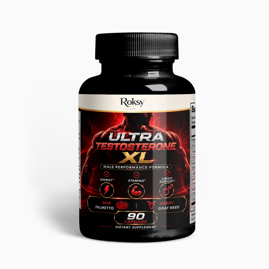 Testosterone Booster for Men | Ultra Testosterone XL | Natural Test Booster 90 Capsules