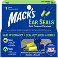 Mack's Ear Seals Dual Purpose Earplugs, 1 Pair