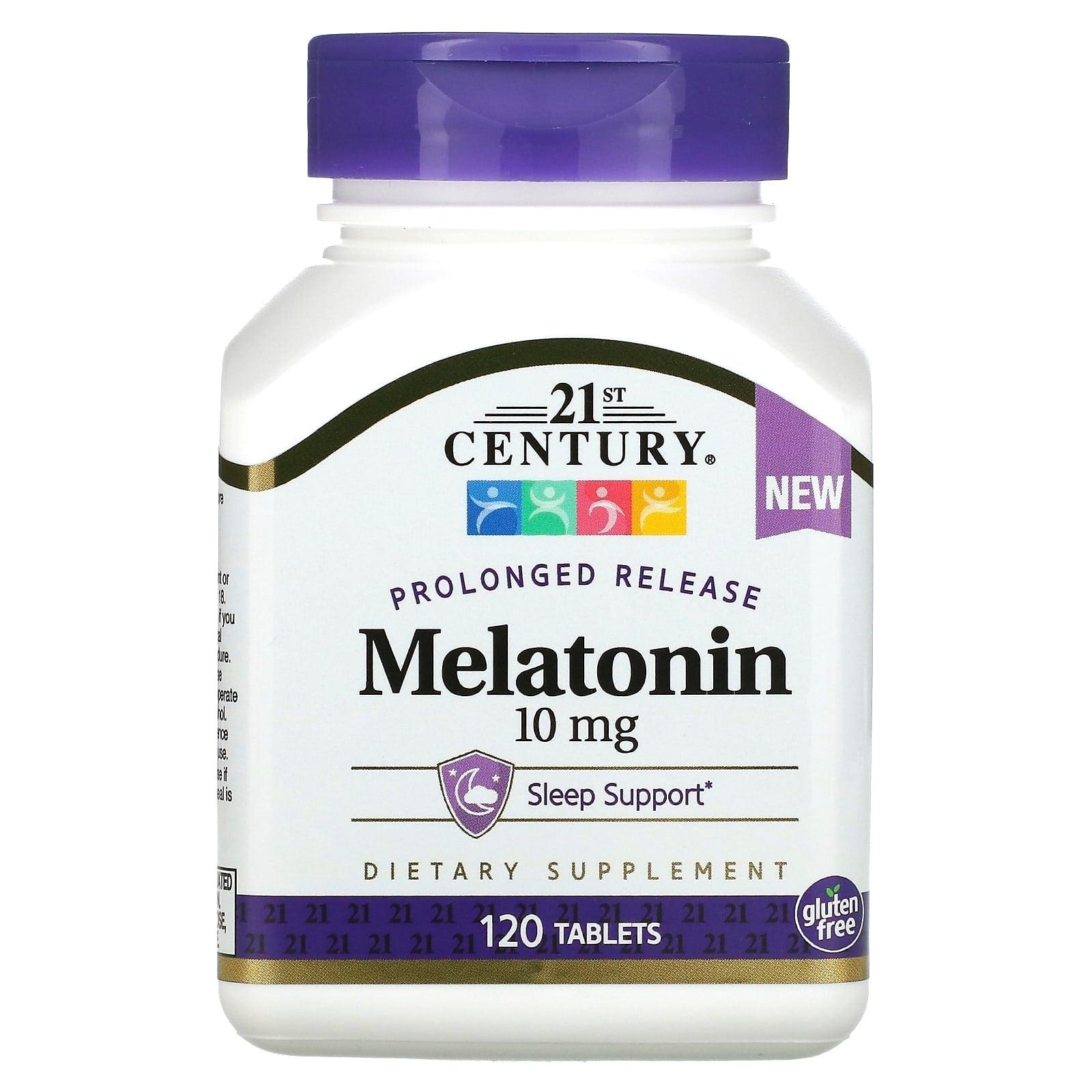 21st Century Prolonged Release Melatonin, 10 Mg, 120 Tablets