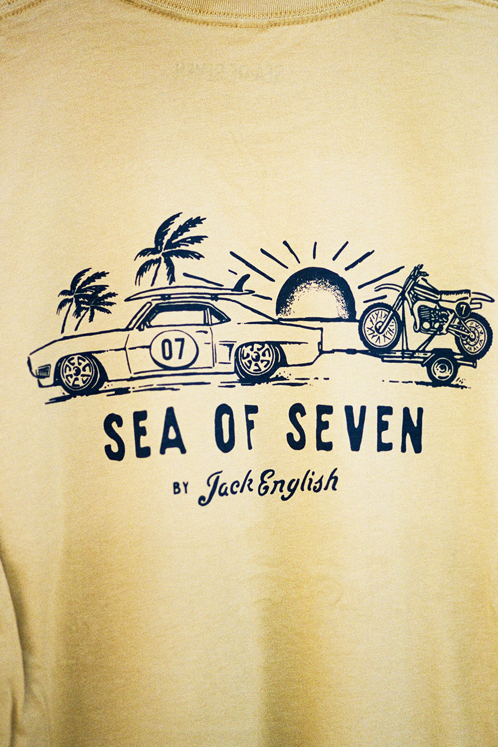 Today We Ride Mens Tee - Mustard Yellow