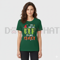 "I'm Not An Elf Just Short" Funny Christmas Xmas T-Shirt