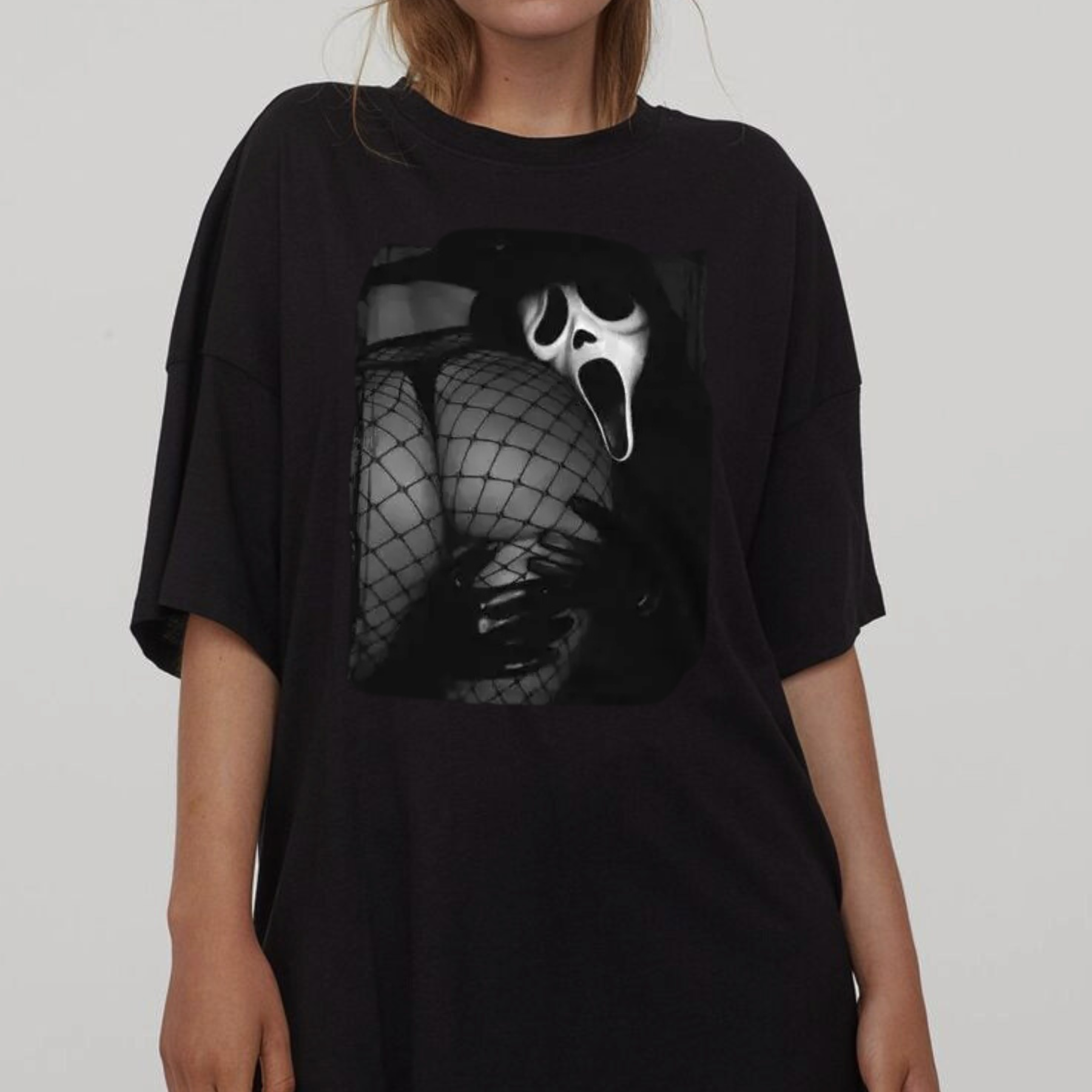 Vintage Mister Killer Sir Ghost Face Booty T-Shirt – Scream Movie Graphic Tee