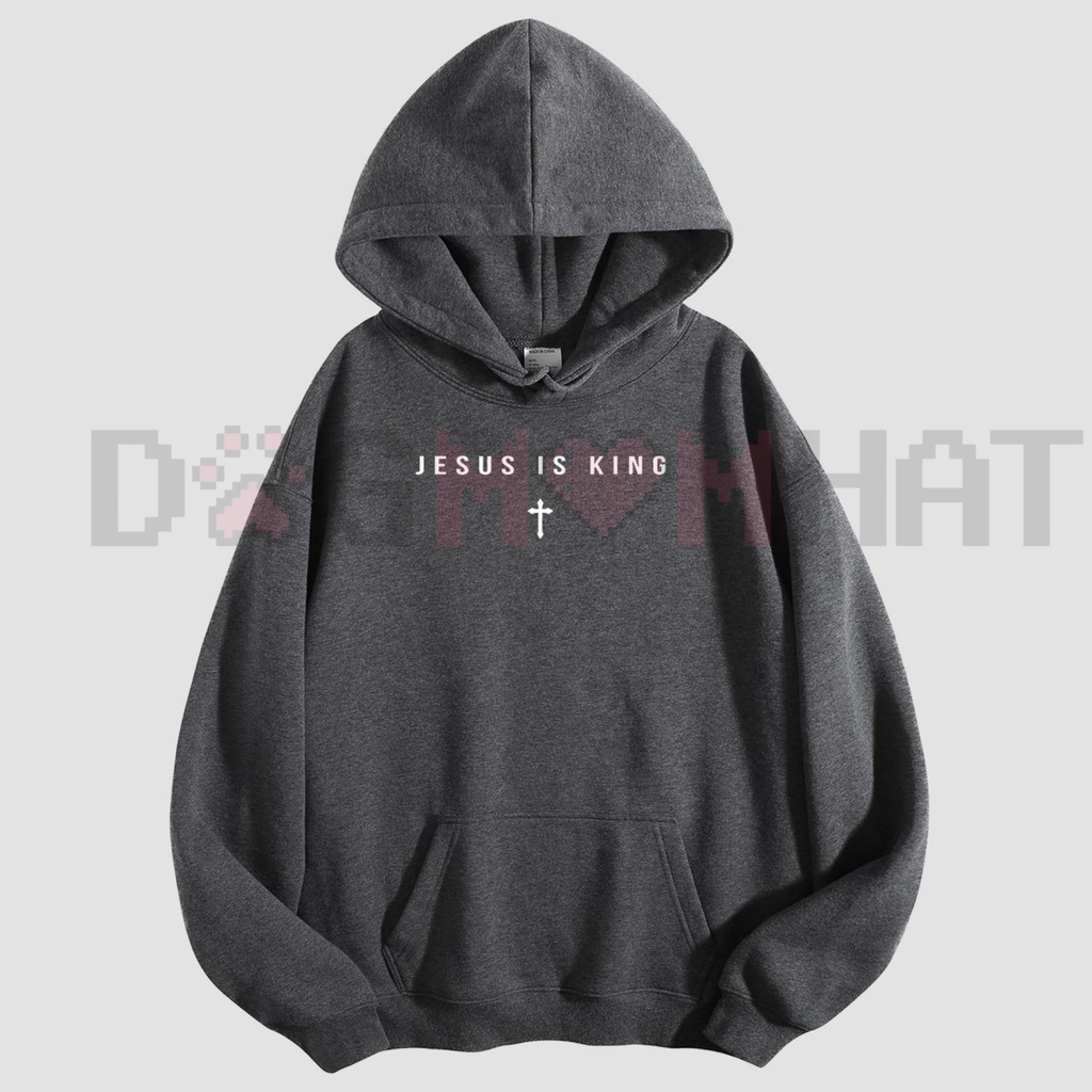 Jesus Is King Cross Graphic Hoodie