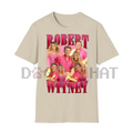 "Stars on Stage" Pink Dance Tee – Retro Dance Tour Style Fan Shirt