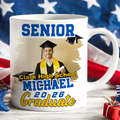 Live Preview Custom Graduation Mug - Graduation gift 2026, Senior 2026, Class of 2026 - Personalized Photo Graduation Mug C886