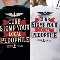 "Curb Stomp" Graphic Tee – Edgy Streetwear Men’s T-Shir