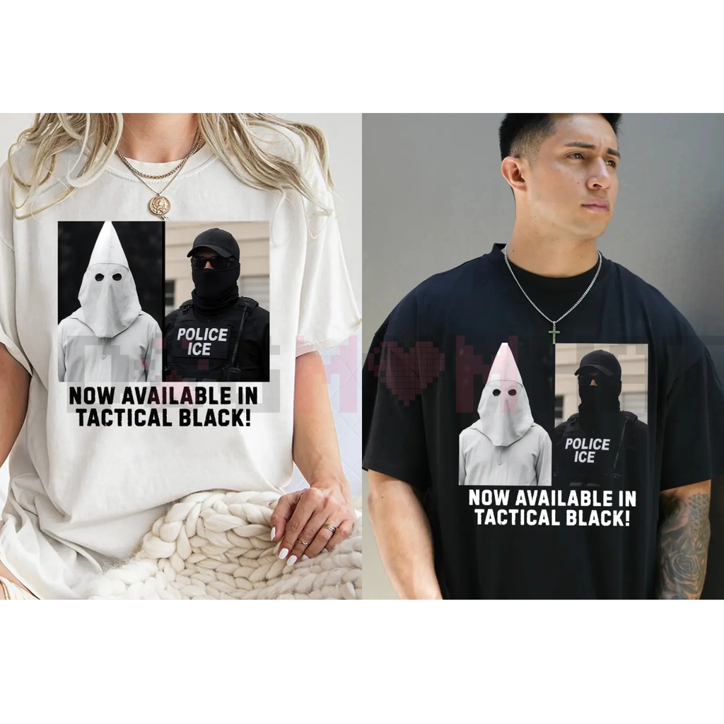 Anti-ICE "Tactical Black" Activist T-Shirt