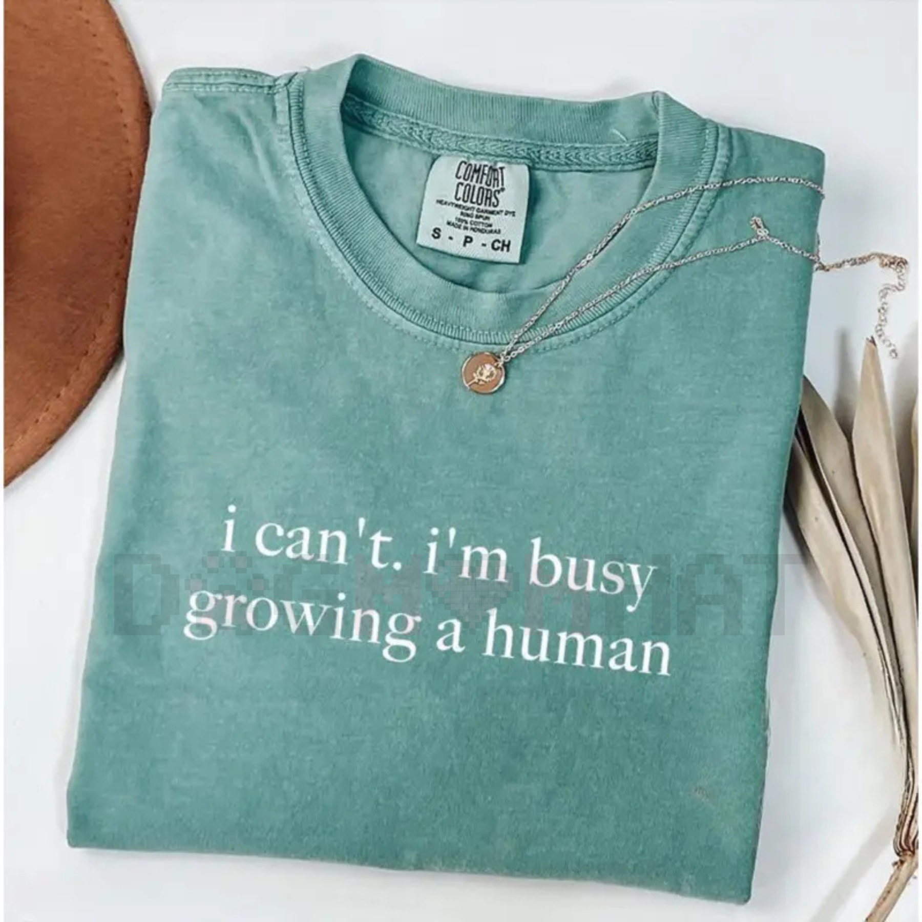 "I Can't I'm Busy Growing A Human" Shirt – Funny Pregnancy Tee