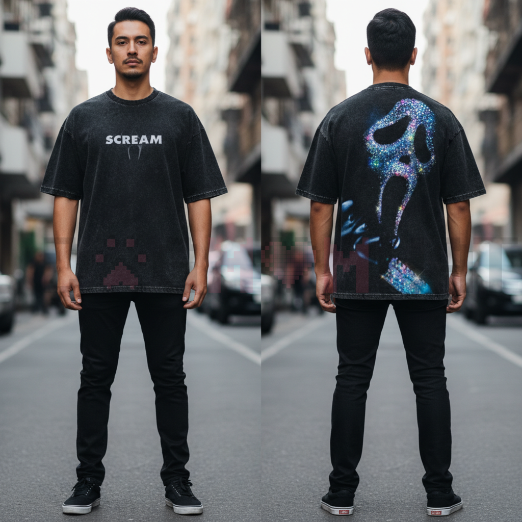 Ghostface "Scream" Slasher Streetwear Tee