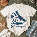 Girls Will Be Girls Shirt – Praying Mantis Tee, Funny Entomologist & Bug Lover Insect T-Shirt