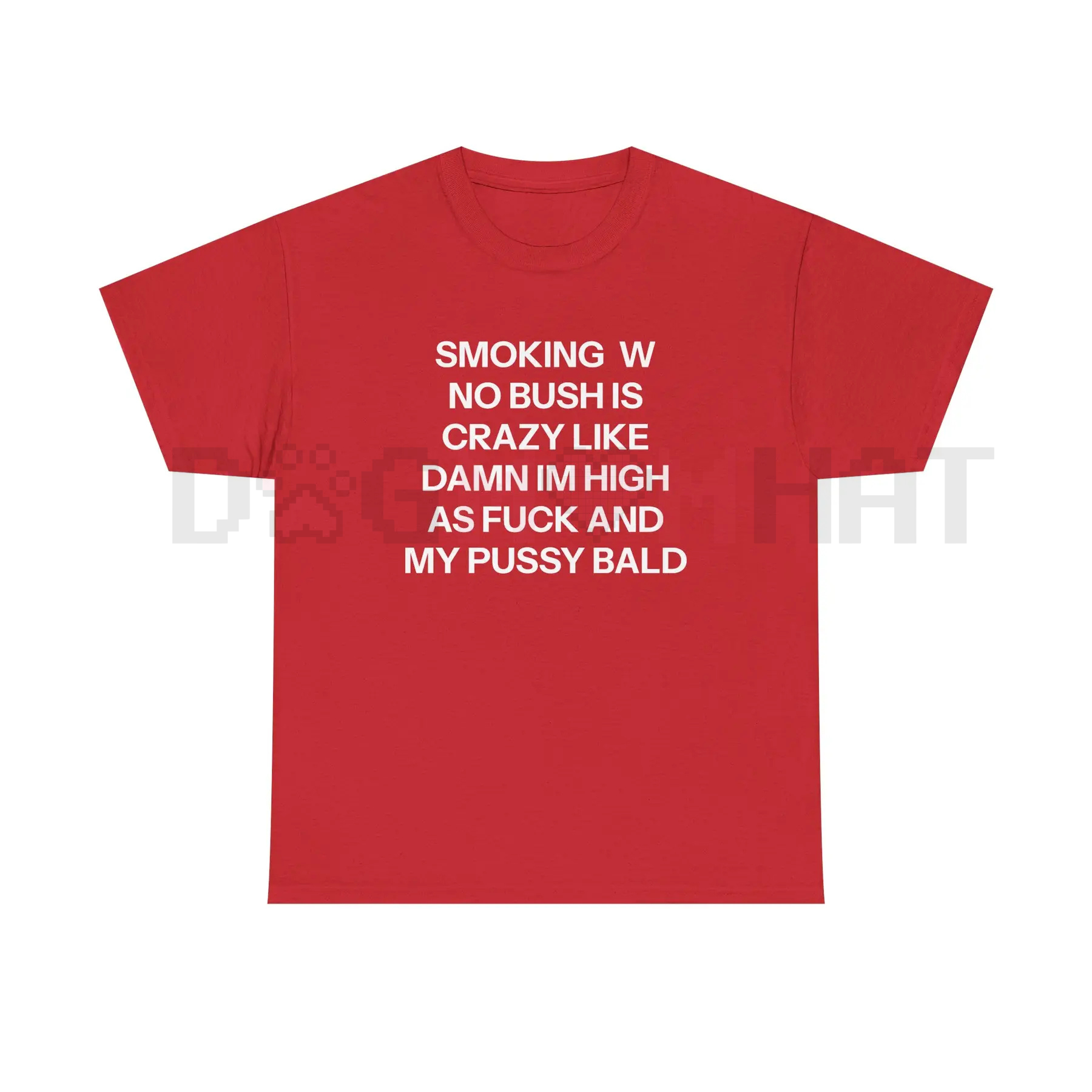 "No Bush" Funny T-Shirt – Bold Political Statement / Adult Humor Graphic Tee, Unisex Sarcastic Apparel