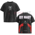 Jeff Hardy Enigma Vintage Wrestling Tee – Charismatic Enigma Retro Washed Black Tee