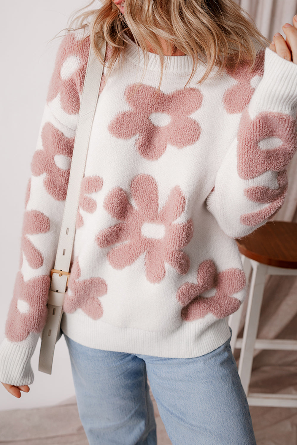 Aria Drop Shoulder Loose Sweater
